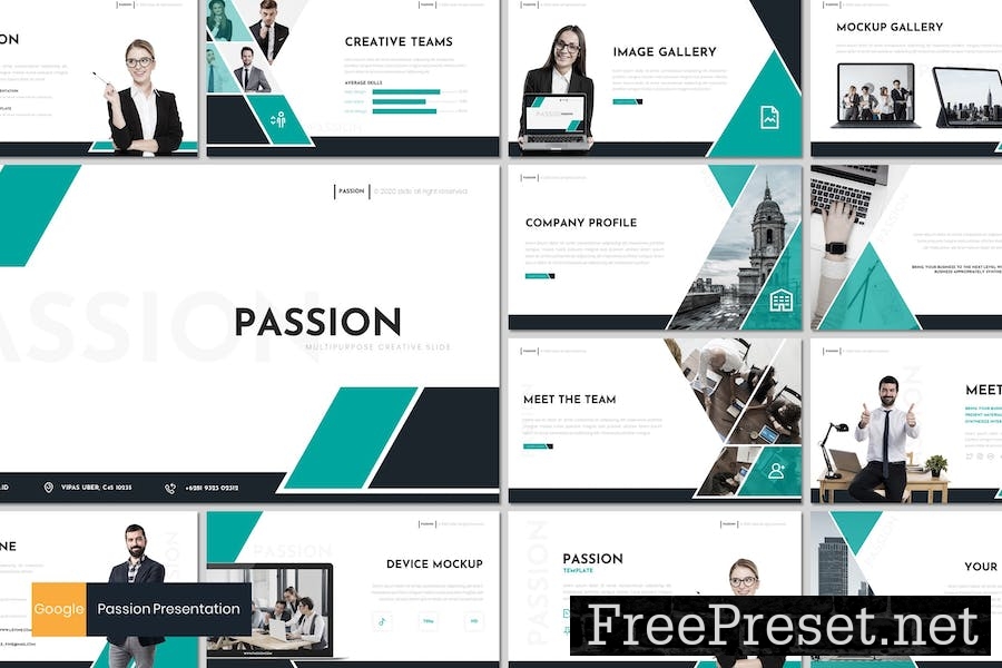 Passion - Google Slides Template J45VZG8