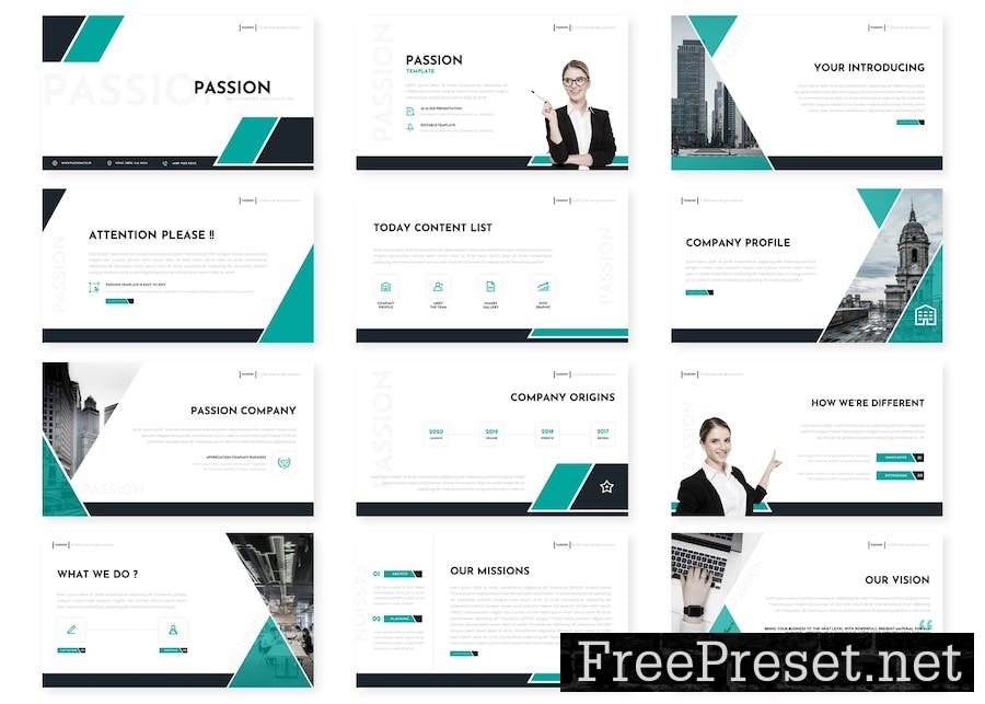 Passion - Keynote Template RZACYMY