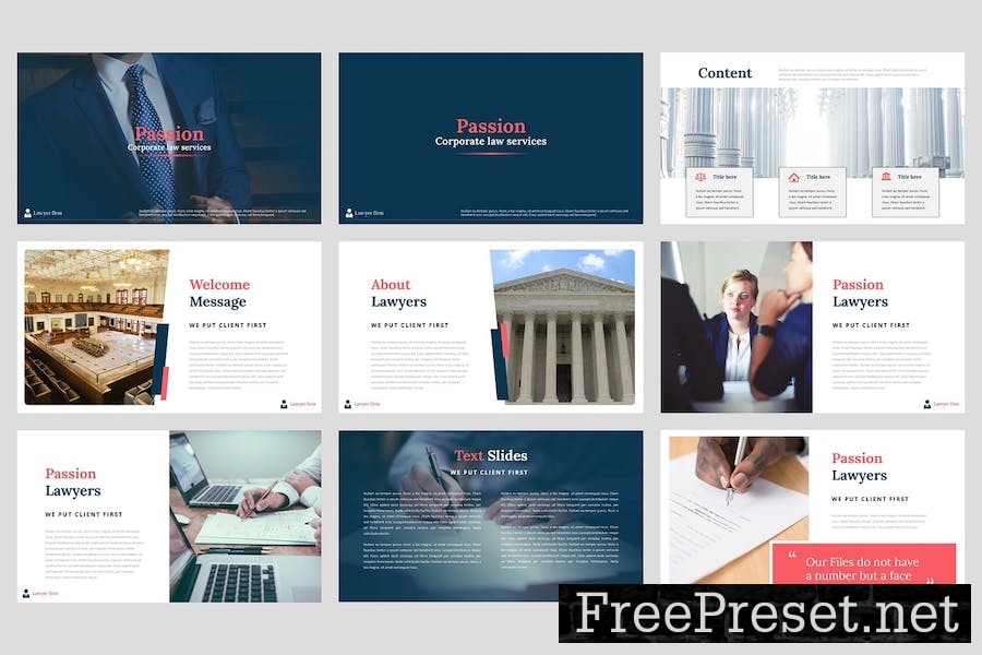 Passion - Lawyer Google Slides Template MQP5YRT