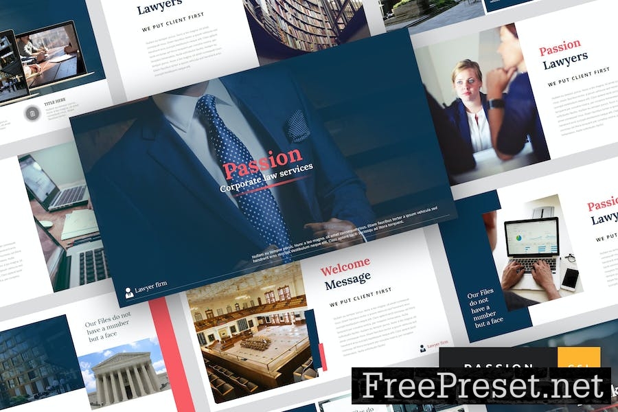 Passion - Lawyer Google Slides Template MQP5YRT