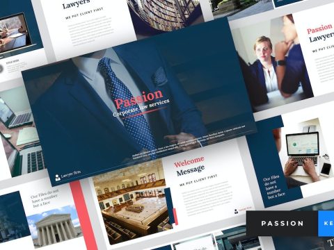 Passion - Lawyer Keynote Template CRWENV8