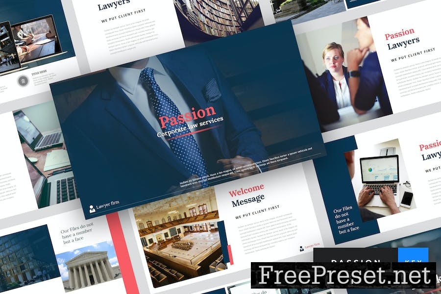 Passion - Lawyer Keynote Template CRWENV8