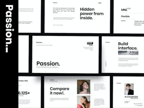 Passion - Minimal Clean Business Google Slide ND3WHAN