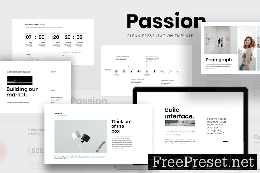 Passion - Minimal Clean Business Keynote VXYN8EQ