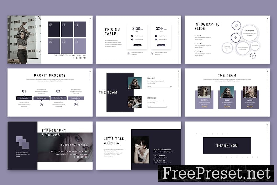 Passion - Photography Google Slides Template 46GTFFL