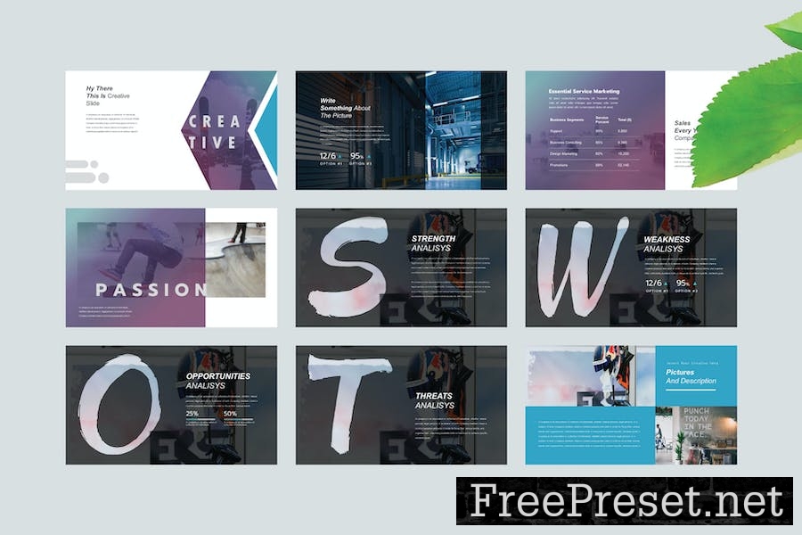 Passion - PowerPoint Template Y3V7G7A