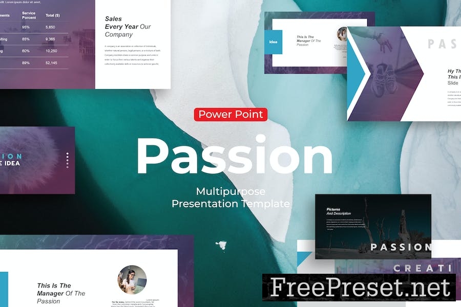 Passion - PowerPoint Template Y3V7G7A