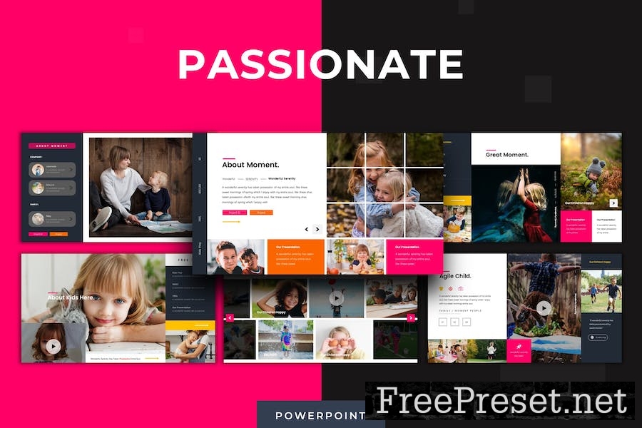 Passionate - Powerpoint Template ZVFTDF6