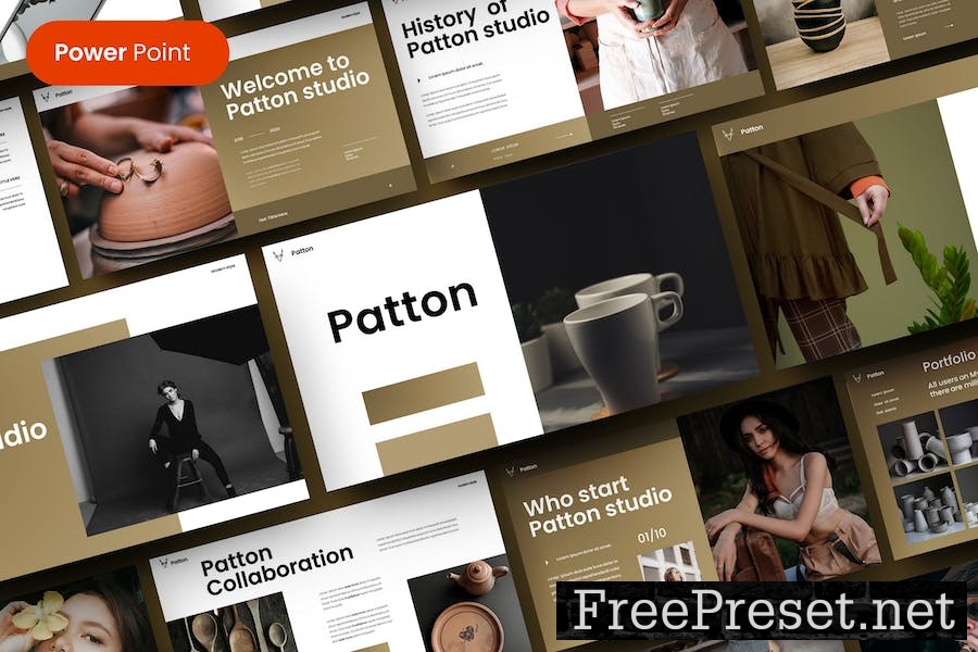 Patton – Business PowerPoint Template 97SRRCU