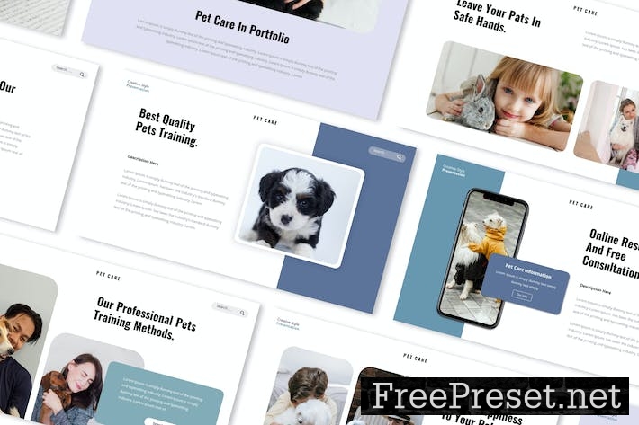 Pet Care Powerpoint BXGR49M