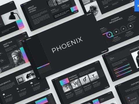 Phoenix - Keynote Art Studio template