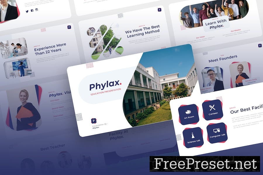 Phylax - Education PowerPoint Template G2YD58J