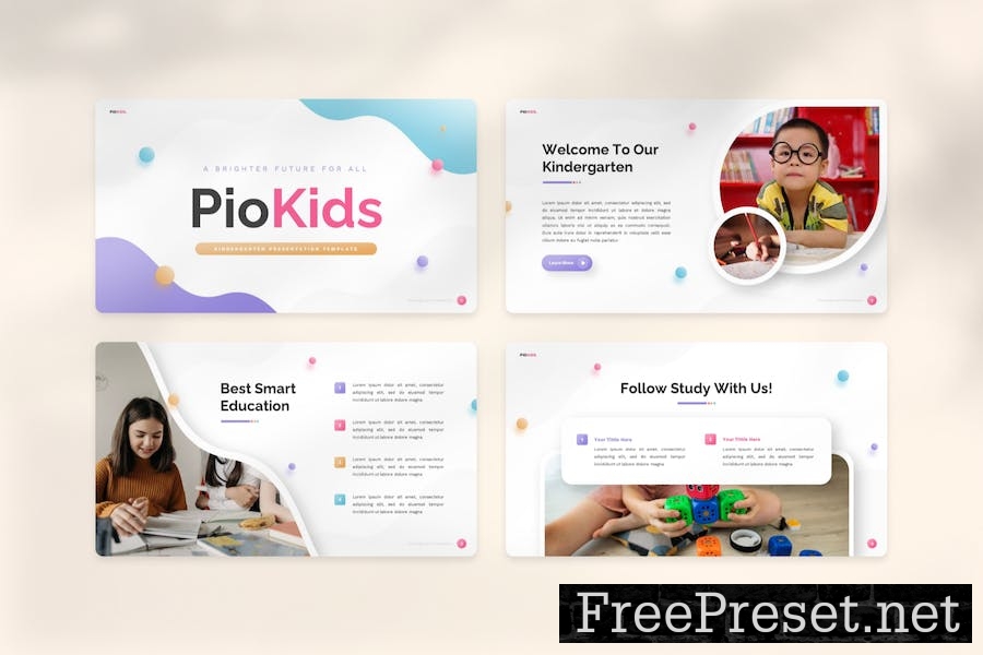 Piokids - Kindergarten & Preschool Keynote VGPJMX5