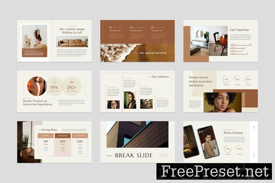 Pitch Deck and Business Google Slides Template SLY7W4A