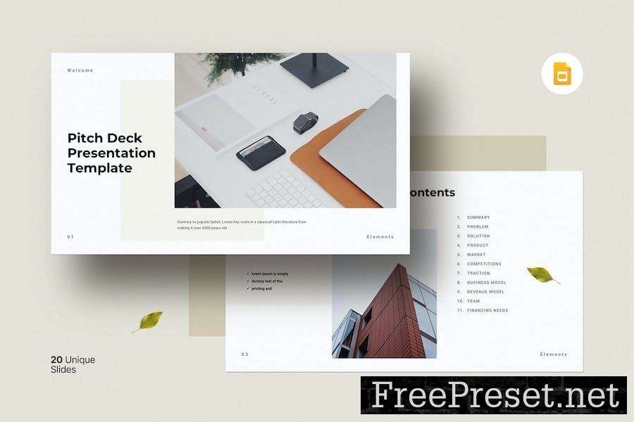 Pitch Deck Google Slides Template WN2NG4M