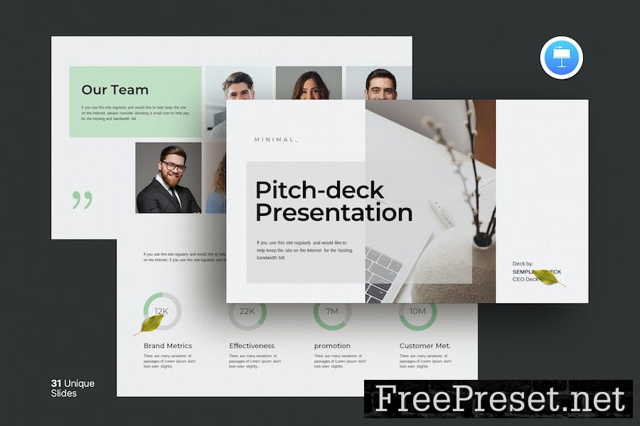 Pitch-deck Keynote Template