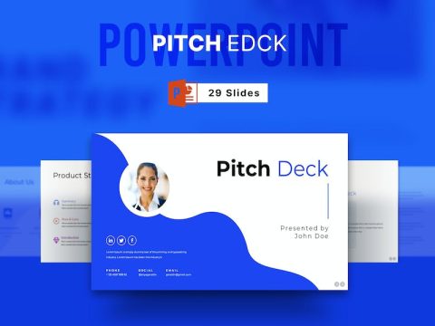 Pitch Deck PowerPoint Template B7F2CSV