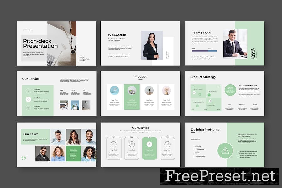 Pitch-deck Presentation Template H2D97RG