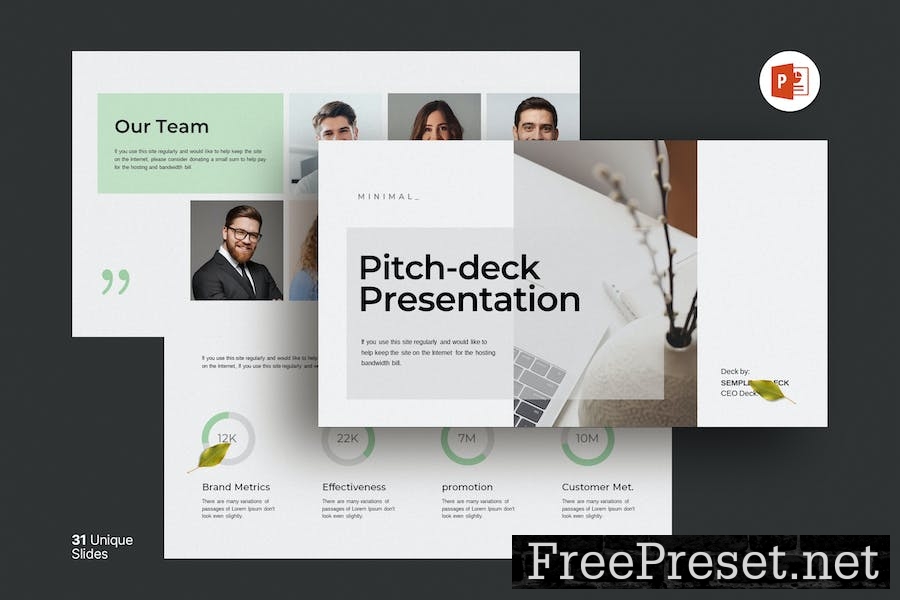 Pitch-deck Presentation Template H2D97RG