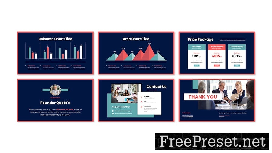 Pitchwork - Business Presentation Keynote Template A927GXT