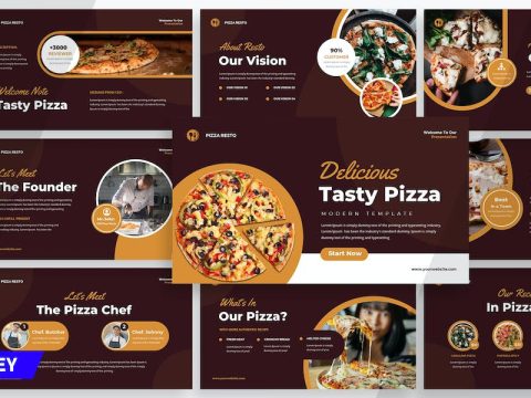 Pizza Tasty - Keynote Templates 2DR75UC