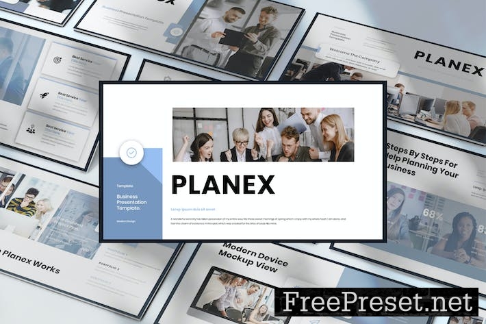 Planex - Business Presentation Keynote Template ZGQUYPL