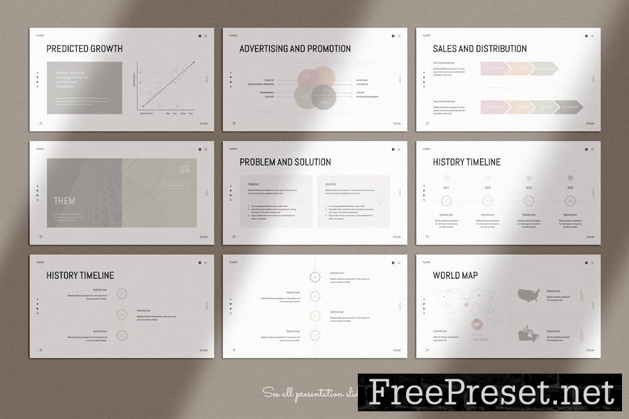 Plantic | Minimal Business Plan Keynote Template HEEHLWS