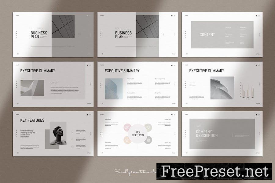 Plantic | Minimal Business Plan Keynote Template HEEHLWS