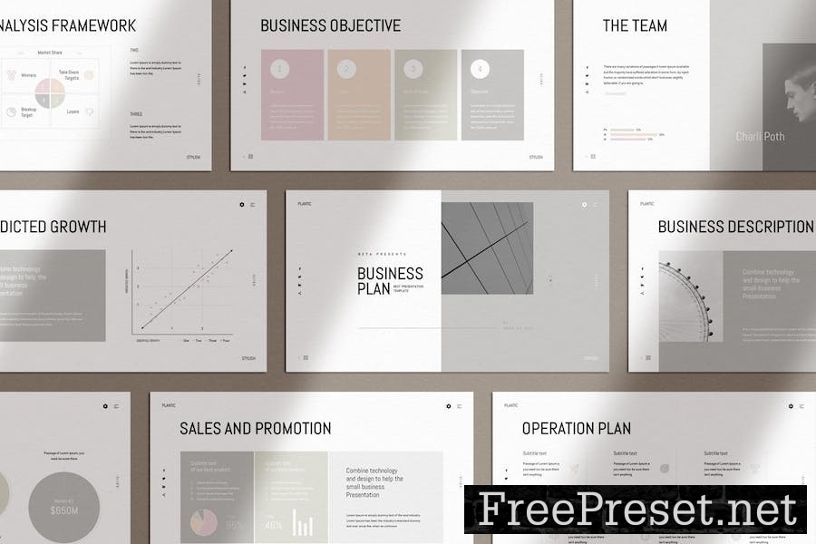 Plantic | Minimal Business Plan PowerPoint NAFWE98