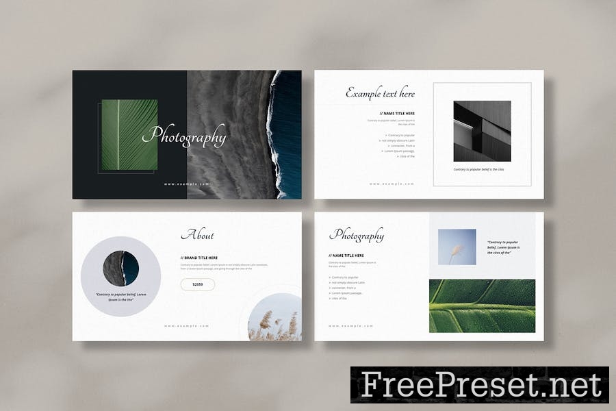 Portfolio Google Slide Template HGQQMNV