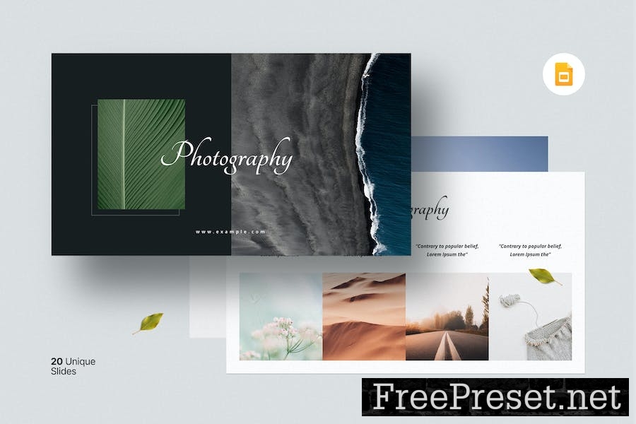 Portfolio Google Slide Template HGQQMNV