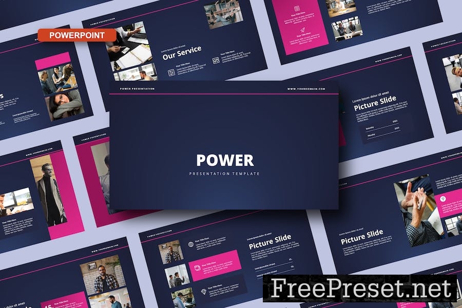 Power Powerpoint Template 5RAA4CD