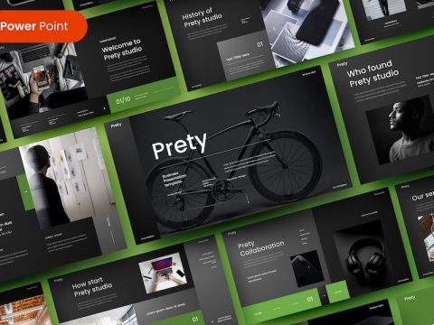 Prety – Business PowerPoint Template 4K8WM9P