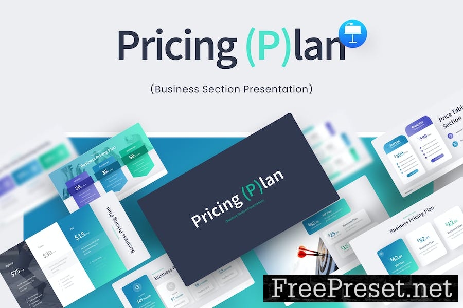 Pricing Plan Professional Keynote Template G7WJEP8