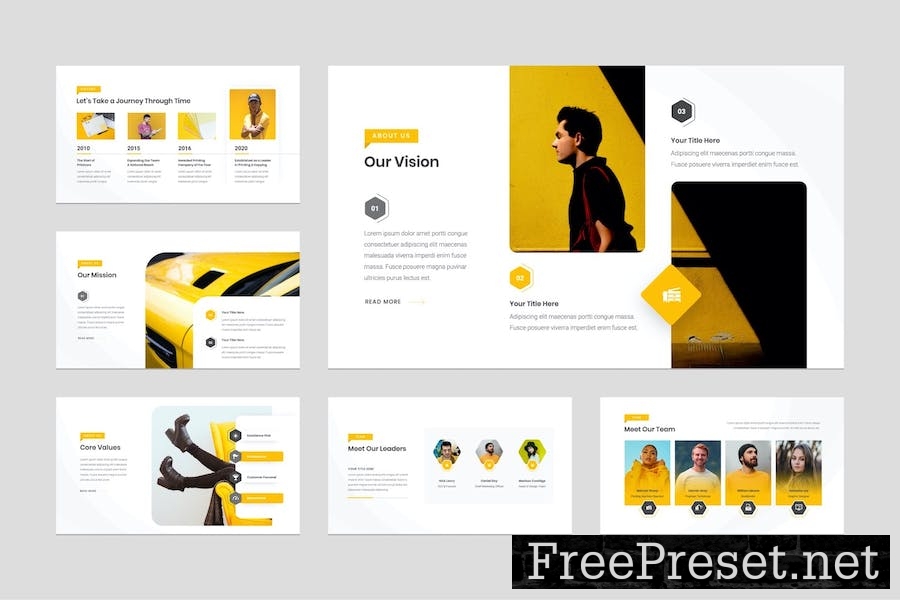 Printing Company Slides Presentation Template EZZ95GZ