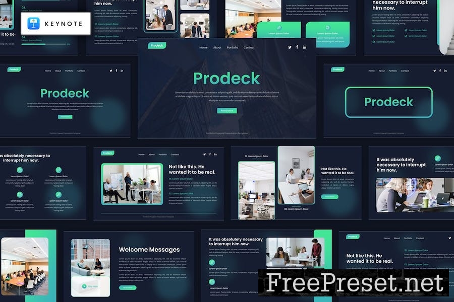 Prodeck - Portfolio Proposal Keynote Template G63VKB6