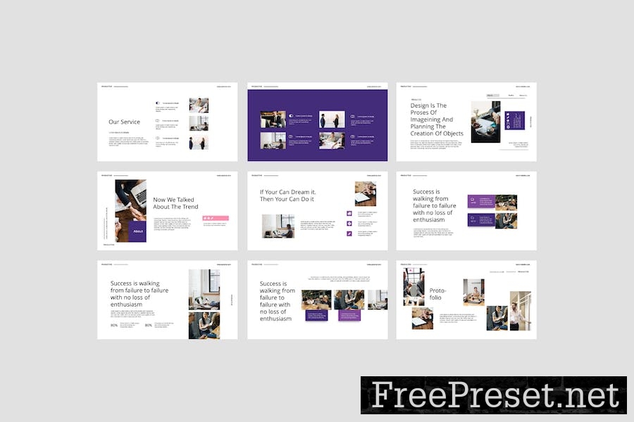 Productive Powerpoint Template TES4LHQ