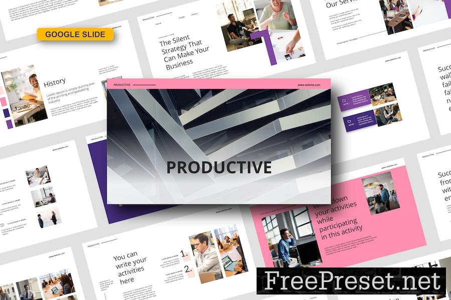 Productive Powerpoint Template TES4LHQ