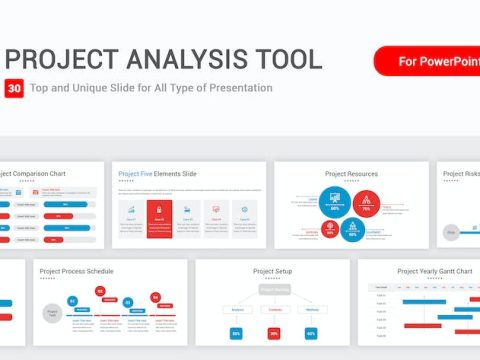 Project Analysis Tool Template PowerPoint Template WF5RWWG