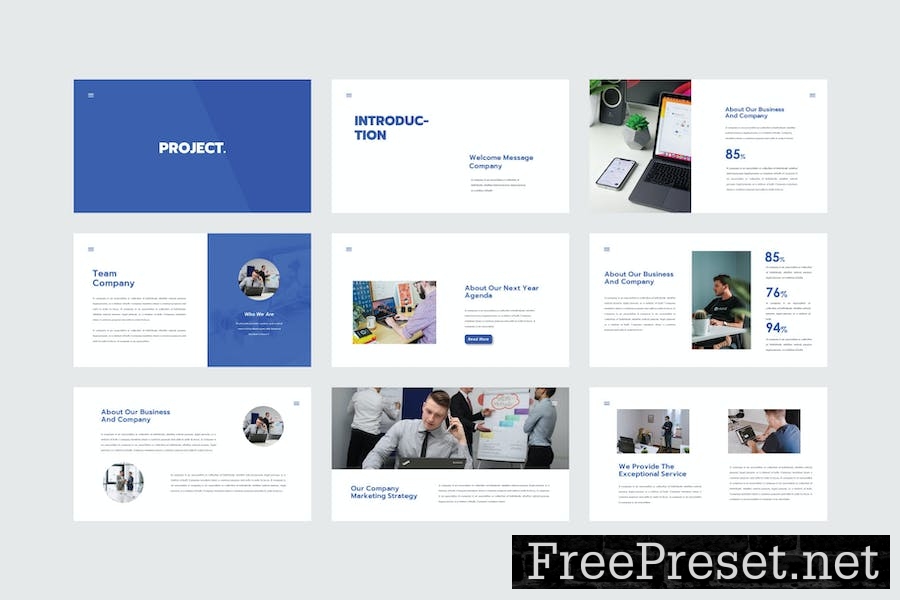 Project - Keynote Template ZB4MFXT