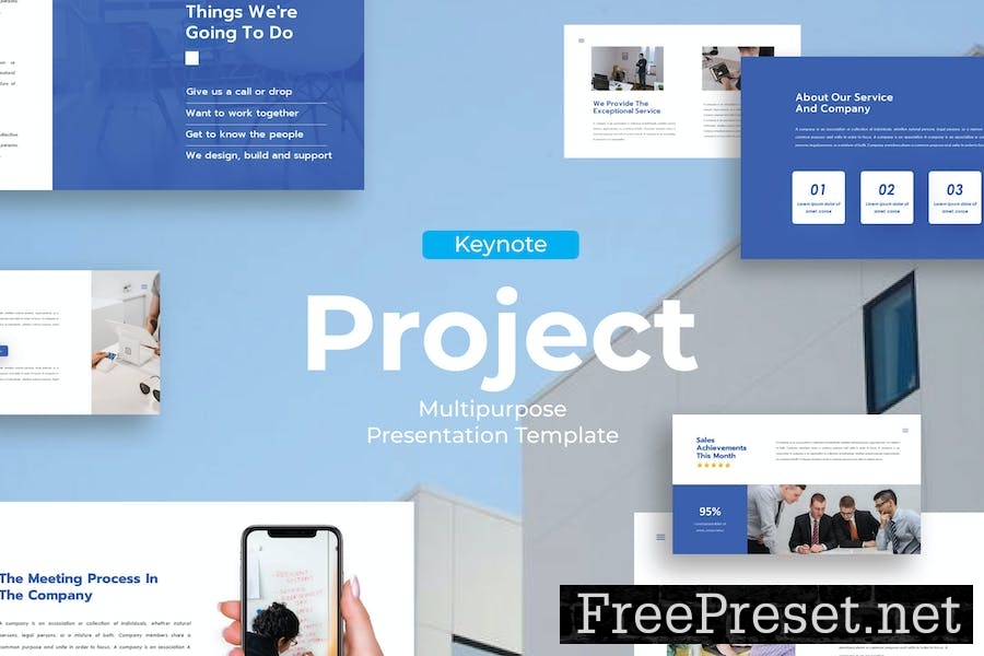 Project - Keynote Template ZB4MFXT