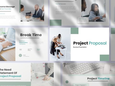 Project Proposal Business Presentation PowerPoint 3N8PHVU