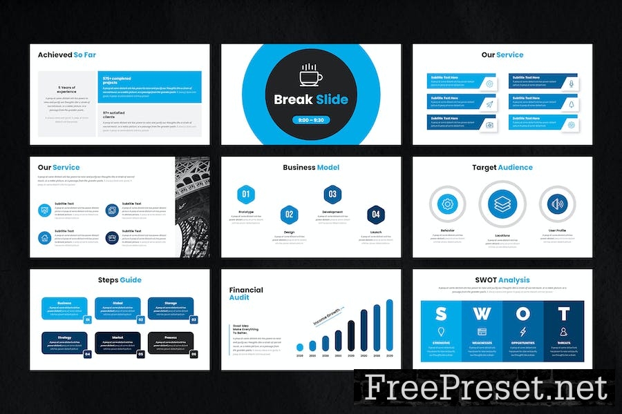 Project Proposal PowerPoint Template QCCFR79