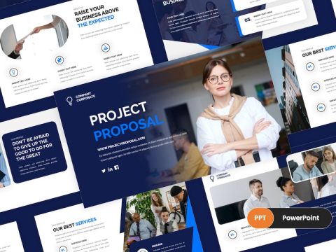 Project Proposal - PowerPoint Template YAM383Y