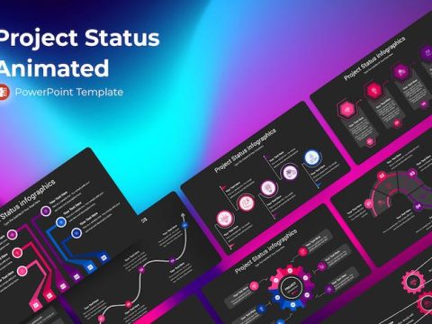 Project Status Animated Powerpoint Presentation FQ5GBM8