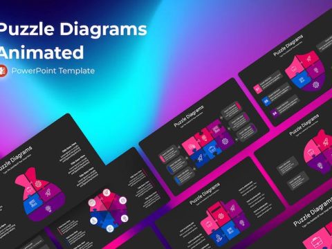 Puzzle Diagrams Animated Powerpoint Presentation