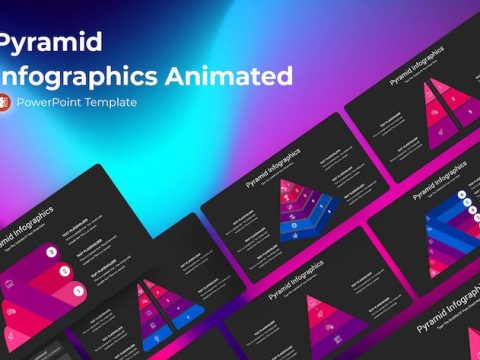 Pyramid Infographics Animated Powerpoint Template