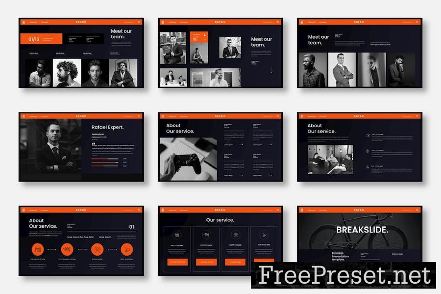 Rafael – Business Keynote Template LWGPYPW