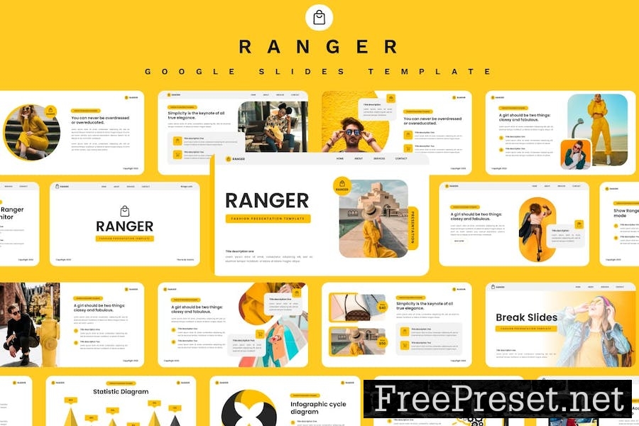 Ranger - Fashion Google Slides Template L85PDUF