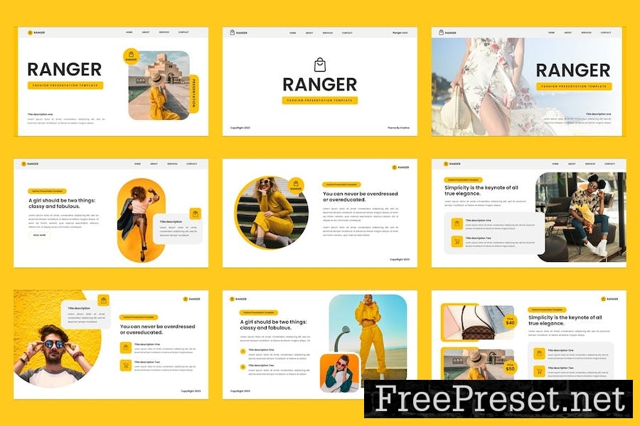 Ranger - Fashion Powerpoint Template LWF9CDV